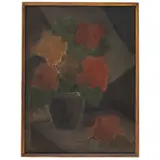 José Pancetti, FLORES, ÓLEO SOBRE MADEIRA