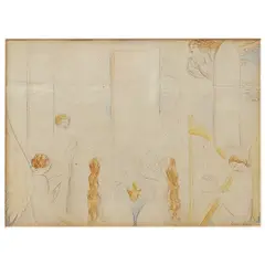 Untitled by Antonio Gomide, Aquarela e grafite sobre papel, offered Apr 2026