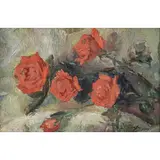 Leopoldo Gotuzzo, Rosas, ÓLEO SOBRE PLACA
