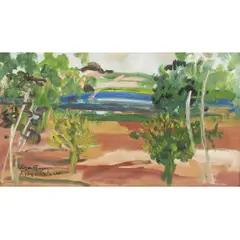 Lagoa santa by Amílcar de Castro, ÓLEO SOBRE PLACA, offered Nov 2025