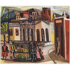 Ambulante by Di Cavalcanti, ÓLEO SOBRE TELA, offered Jul 2025