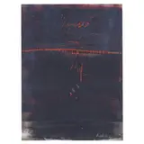 Jean Degottex, Untitled, ÓLEO SOBRE CARTÃO