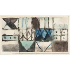 Untitled by Antônio Bandeira, GUACHE SOBRE PAPEL, offered Jul 2025
