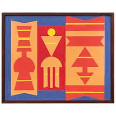 Rubem Valentim, Emblema 87, Acrílica sobre tela