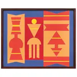 Rubem Valentim, Emblema 87, Acrílica sobre tela
