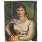 Di Cavalcanti, Figura feminina, ÓLEO SOBRE TELA