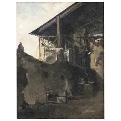 Fundo de quintal by Giovanni Battista Castagneto, ÓLEO SOBRE TELA, offered Jul 2025