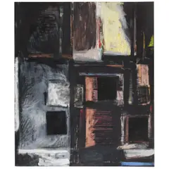 Untitled by Sérgio Fingermann, Óleo e colagem sobre tela, offered Apr 2025