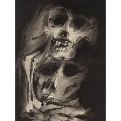 Ivan Serpa, Fase Negra, Nanquim sobre Papel