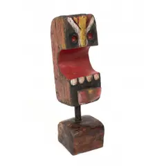 Untitled by Mário Cravo, ESCULTURA EM MADEIRA PINTADA, TARUGO E FERRO, offered Nov 2024