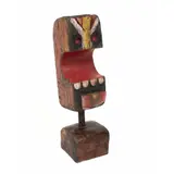 Mário Cravo, Untitled, ESCULTURA EM MADEIRA PINTADA, TARUGO E FERRO