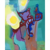 Roberto Burle Marx, COMPOSIÇÃO, ACRÍLICA SOBRE TELA