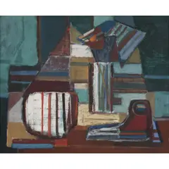 Roberto Burle Marx, COMPOSIÇÃO, ÓLEO SOBRE TELA