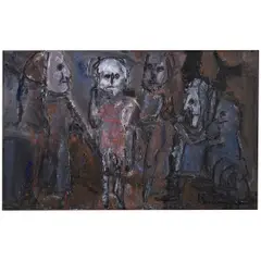 GENTE – I by Iberê Camargo, ÓLEO SOBRE TELA, offered Nov 2024