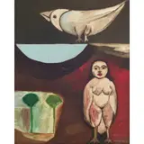 José Júlio de Calasans Neto, DA SÉRIE “HABITANTE DO ABAETÉ”, ÓLEO SOBRE TELA