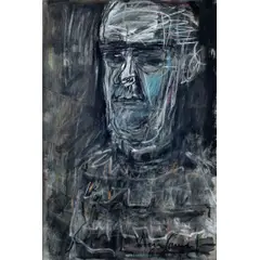 AUTO RETRATO by Iberê Camargo, GUACHE SOBRE PAPEL, offered Jul 2024
