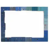 Valeska Soares, BLUE THRESHOLD, 2014, CAPAS DE LIVROS ANTIGOS MONTADO EM COMPENSADO DE MADEIRA