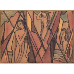 Untitled by Antonio Gomide, Nanquim e aquarela sobre papel, offered Mar 2024