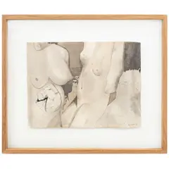 MULHER, MULHER, MULHER by Regina Vater, Aquarela e nanquim sobre papel, offered Dec 2023