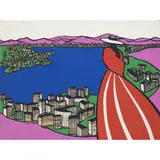 H. Persivale, Untitled, Óleo e colagem sobre tela