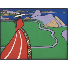Untitled by H. Persivale, Óleo e colagem sobre tela, offered May 2023