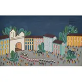 Jorge Bandeira Brasil, Untitled, Óleo sobre placa