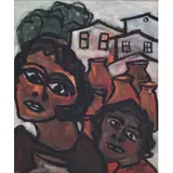 Péricles Paiva, DA SÉRIE “NORDESTINADOS, II”, Óleo sobre placa