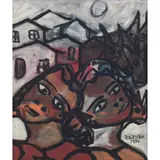 Péricles Paiva, DA SÉRIE “NORDESTINADOS, III”, Óleo sobre placa