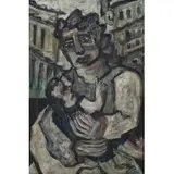 Péricles Paiva, MATERNIDADE, Óleo sobre placa