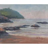 Anderson Rodrigues, UBATUBA, MARINHA, Óleo sobre tela