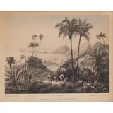 Johann Moritz Rugendas, PRAIA DE COPACABANA, 1822, Gravura