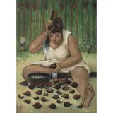 Não Identificado, CASTANHA, ÓLEO SOBRE PLACA