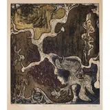 Lêda Watson, SOUVENIR D’ UN OUTRE MONDE, 1972, Gravura em metal