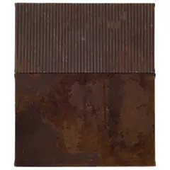 Diptico by José Bechara, Óxido de ferro sobre lona, offered May 2023