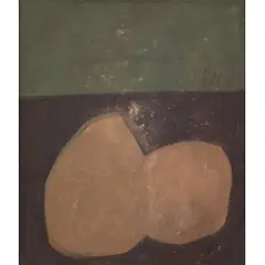 FRUTAS by Carlos Scliar, Óleo sobre placa, offered May 2023