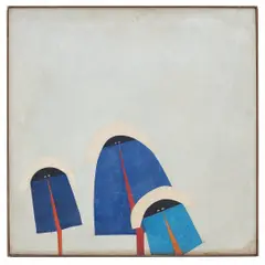 TRÊS FIGURAS by Fernando Coelho, Óleo sobre placa, offered May 2023