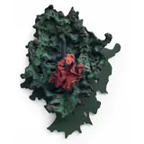 Frans Krajcberg, Untitled, Escultura em madeira pintada