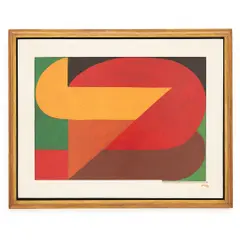 ORTOGONAL Nº III by Arnaldo Ferrari, LÁTEX SOBRE CARTOLINA COLADA EM PLACA, offered Apr 2023