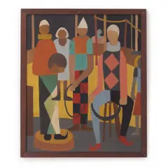CIRCO by Rubem Ludolf, Óleo sobre tela, offered Apr 2023