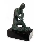 Bruno Giorgi, FLAUTISTA, DÉC. 1940, ESCULTURA EM BRONZE PATINADO