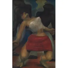 SAMBISTA, C.1956 by Antonio Gomide, Óleo sobre tela, offered Apr 2023