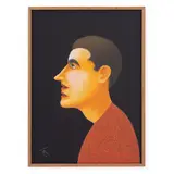 Roberto Magalhães, HOMEM QUE SONHA, PASTEL OLEOSO SOBRE PAPEL