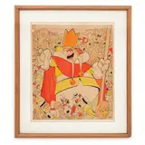 J. Carlos, Rei Momo - Carnaval, Nanquim e aquarela sobre papel