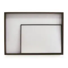 José Damasceno, Projeto Objeto, 2007, Papel milimetrado, acrílico e madeira