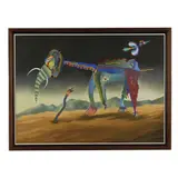 Roberto Magalhães, "Animal Extinto", ÓLEO SOBRE TELA