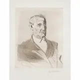 Candido Portinari, RETRATO DE BAPTISTA PORTINARI, 1941, ÁGUA-FORTE E ÁGUA-TINTA SOBRE PAPEL