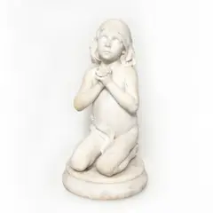 Jean Dampt, SÃO JOÃO BATISTA, Escultura em mármore de carrara