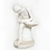 Antonio Canova - Escola, THE SPINARIO, Escultura em mármore de carrara