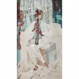 MÚSICO, C. 1959 by Candido Portinari, ÓLEO SOBRE CARTÃO, offered Jun 2022