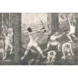 Candido Portinari, DERRUBADA, C. 1957, CRAYON E GRAFITE SOBRE PAPEL